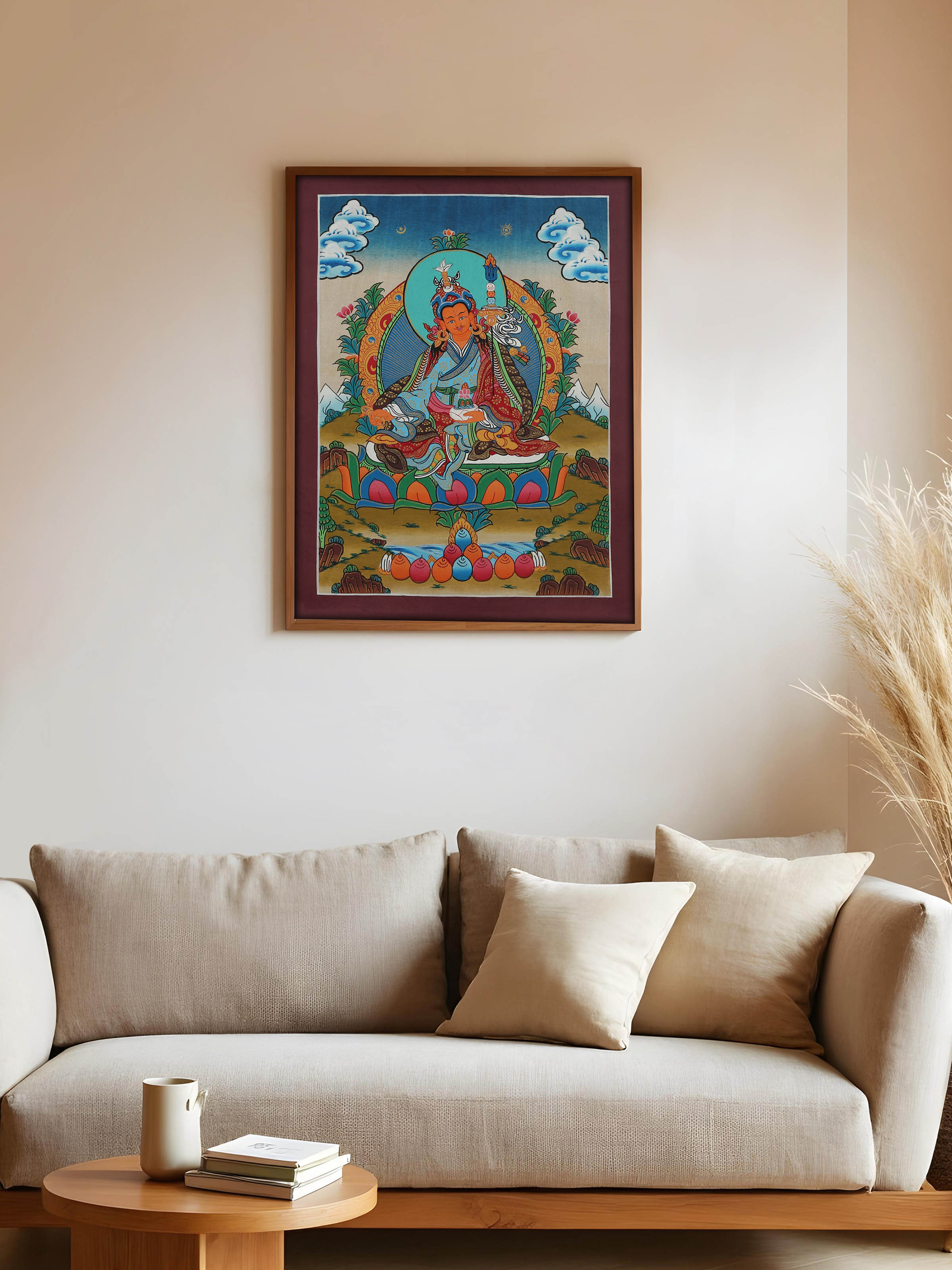 Guru Padmasambhava Thangka Painting