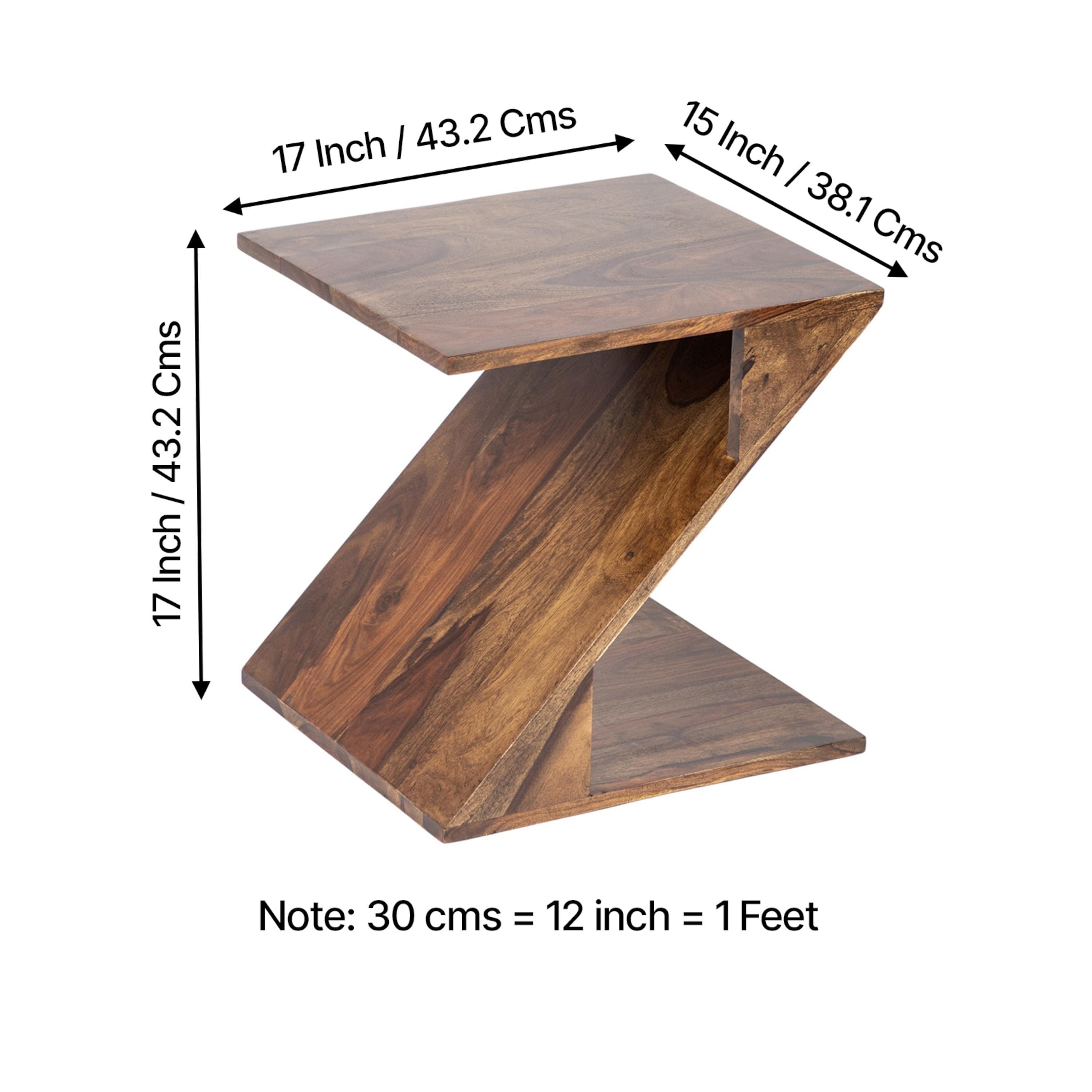 Berlin Bedside Table - Teak Finish