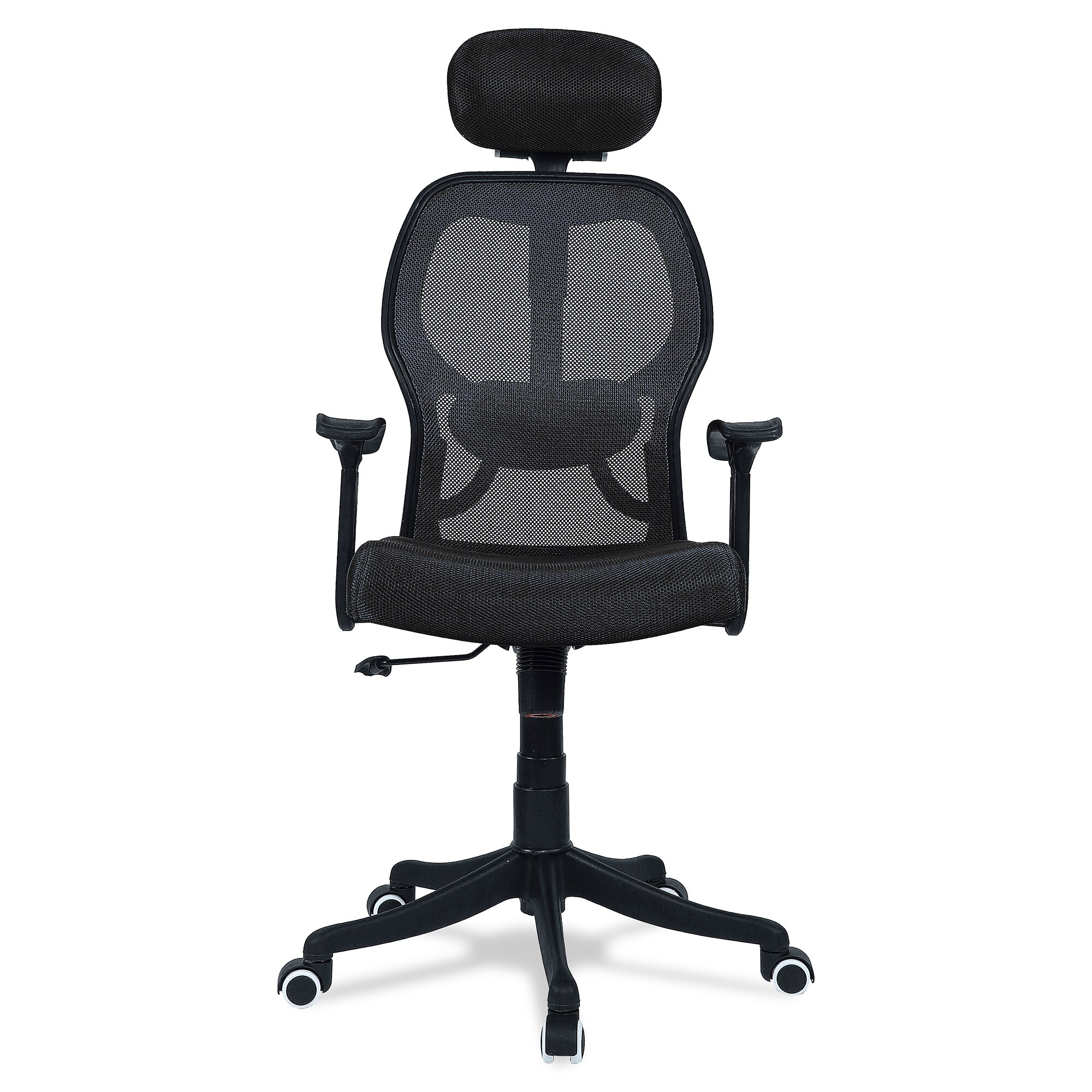Reaii Mid Back Ergonomic Chair in Black Colour