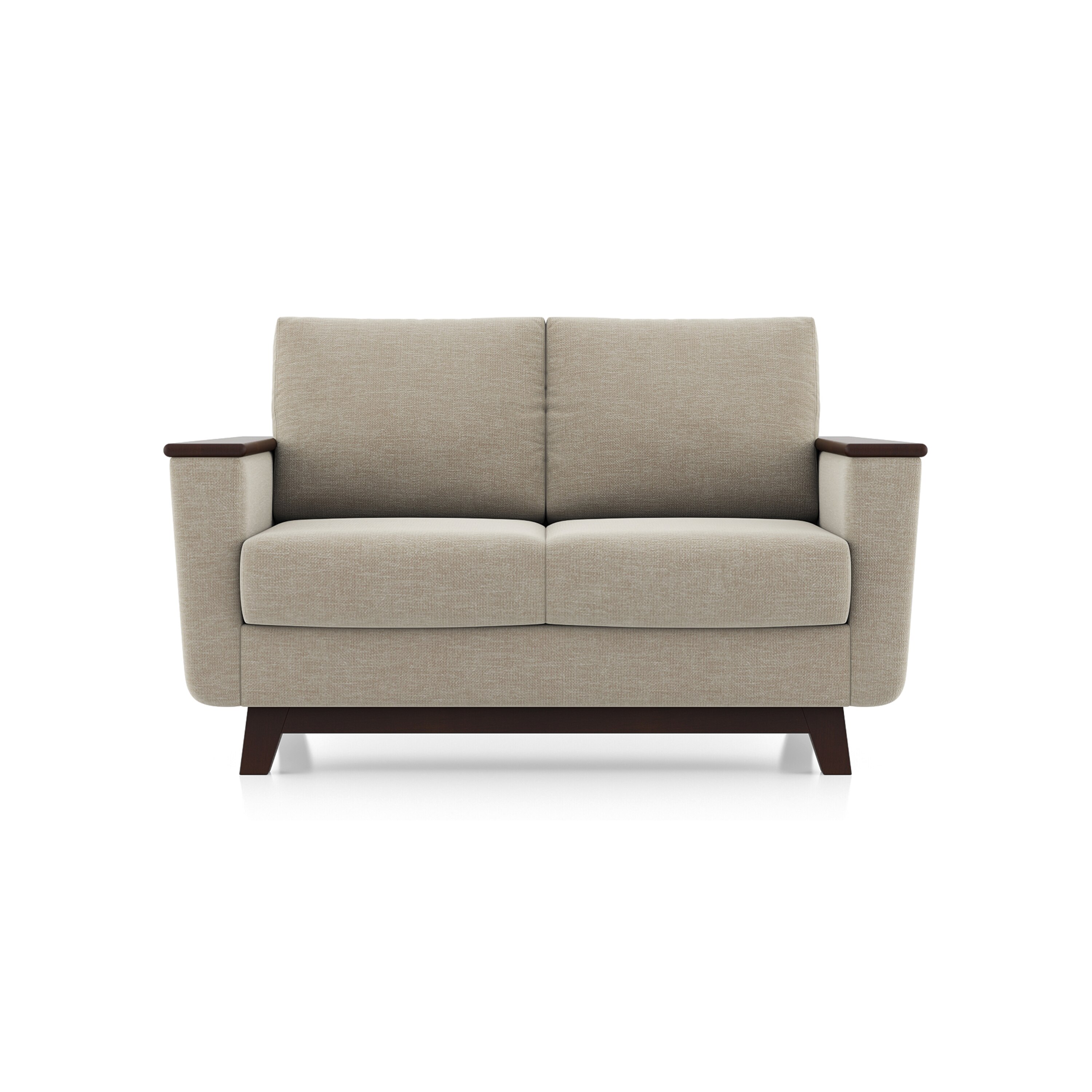 Corby Essential 2 Seater Fabric Sofa In Oyster Beige