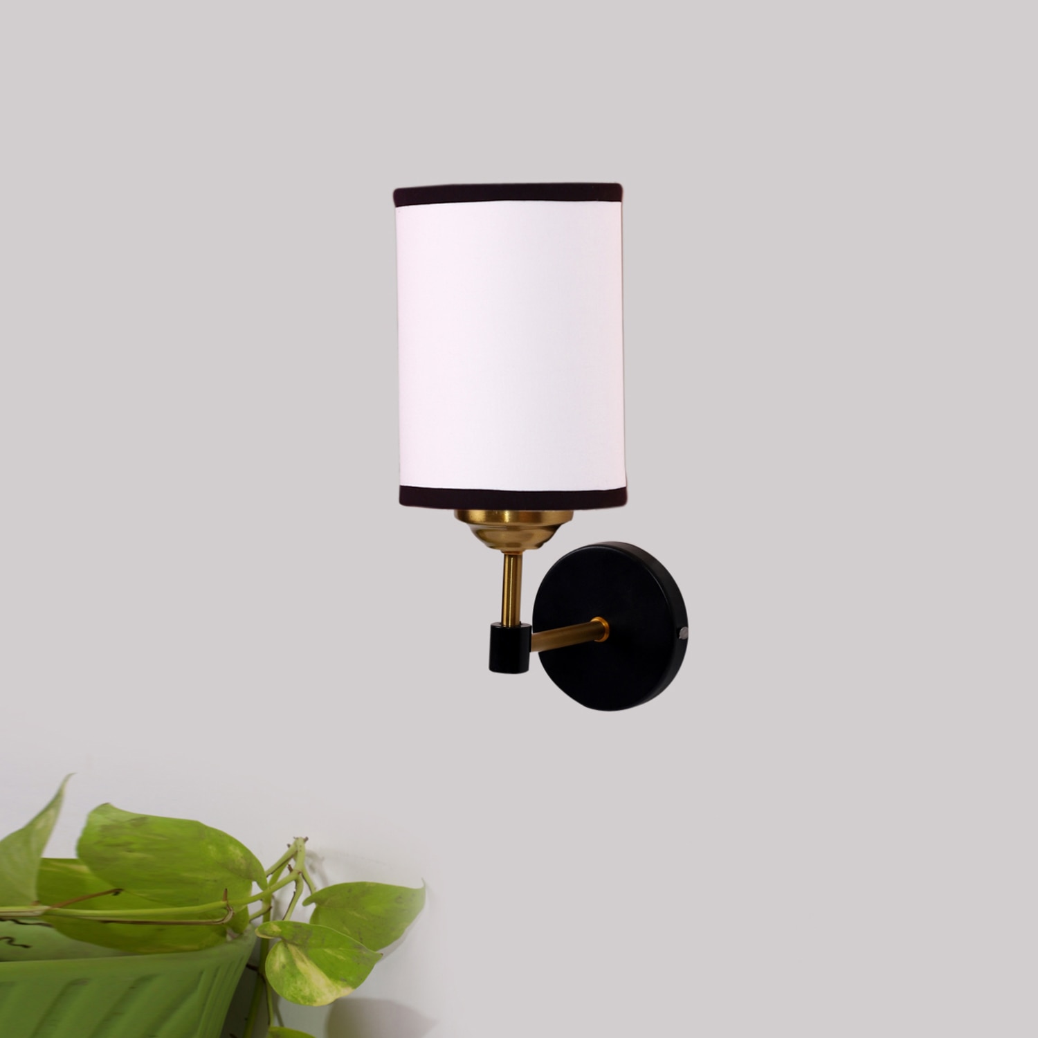 Devansh Metal Electric Wall Light in Black Colour with Multi Shade Count of 1 Light - Devansh