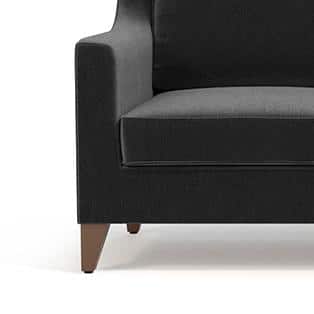 Abbey 2 Seater Fabric Sofa in Pebble Grey Colour