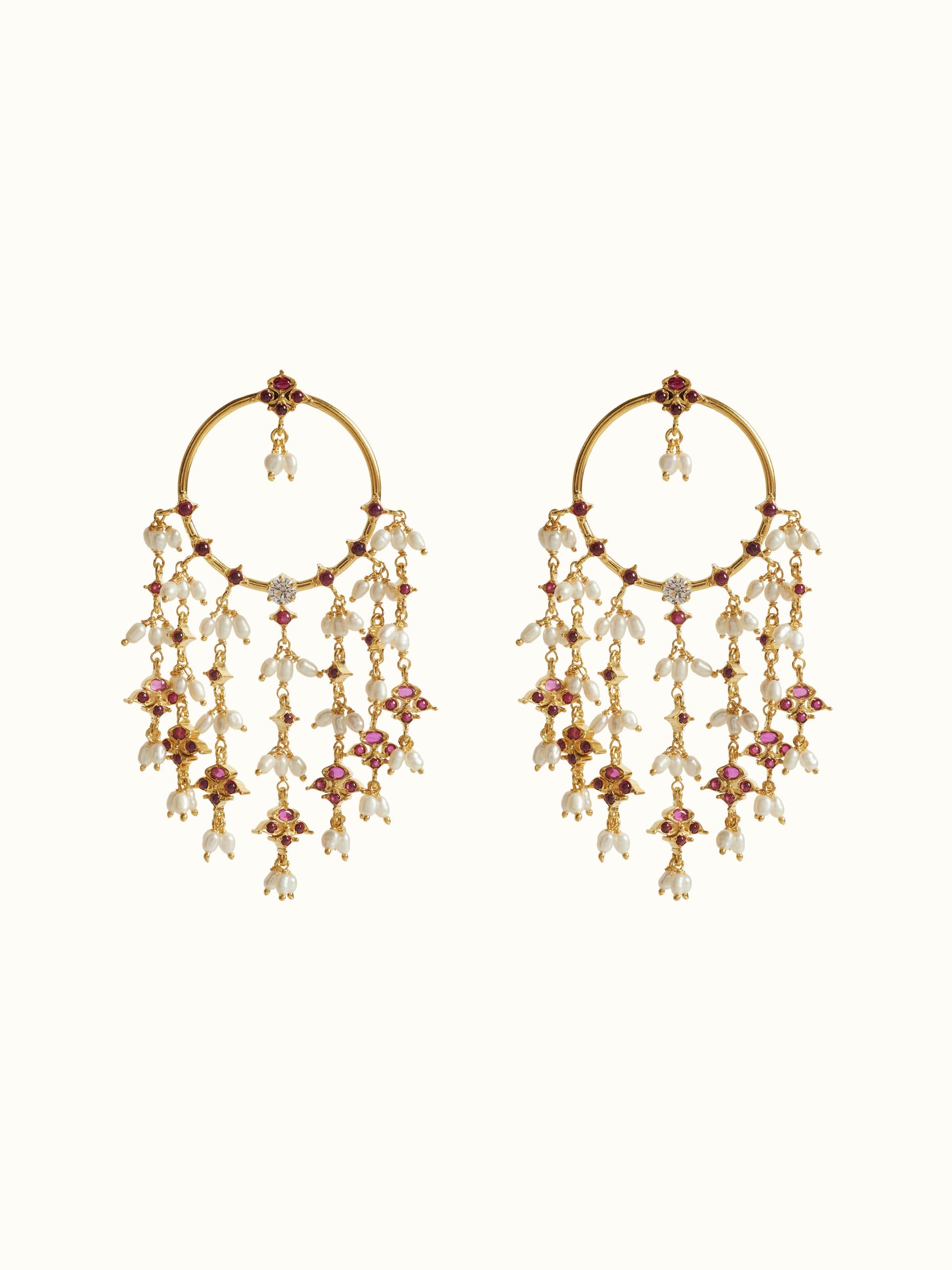 Guttapusalu Silver Drop Earrings