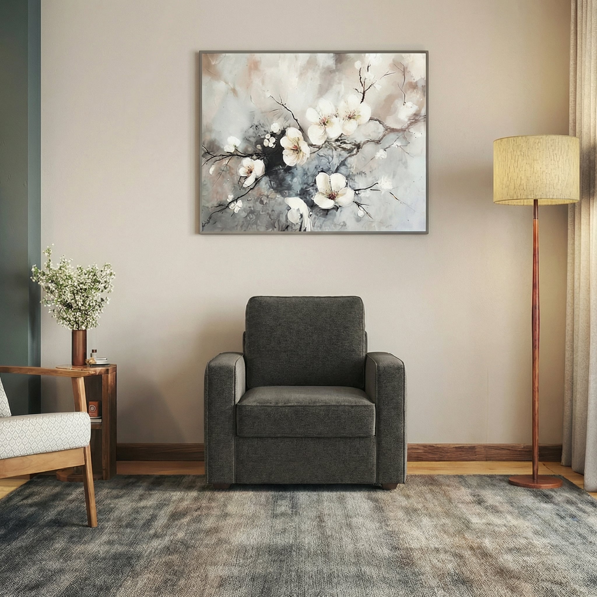 Apollo Compact 1 Seater Fabric Sofa-image-22