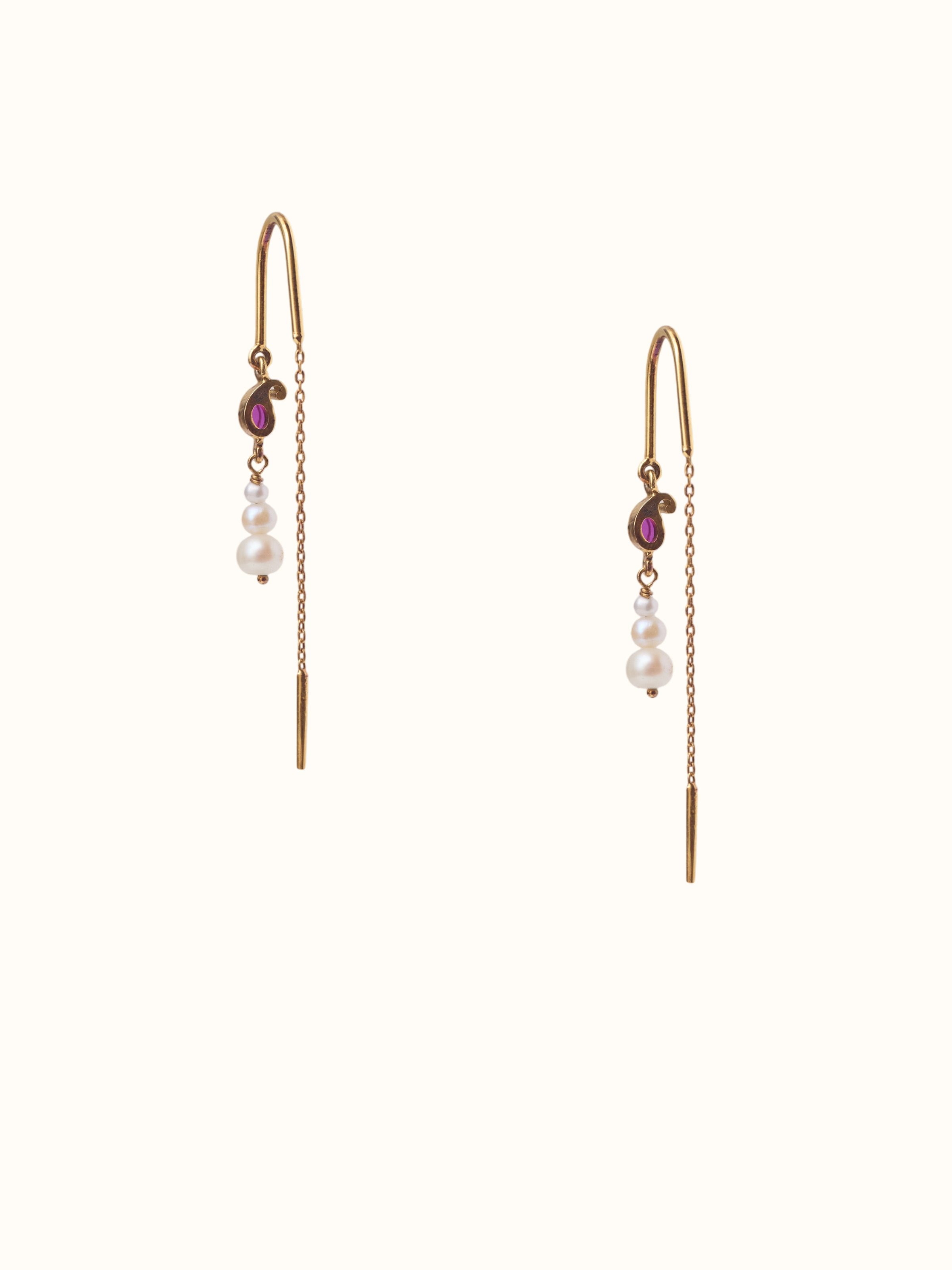 Guttapusalu Silver Drop Earrings