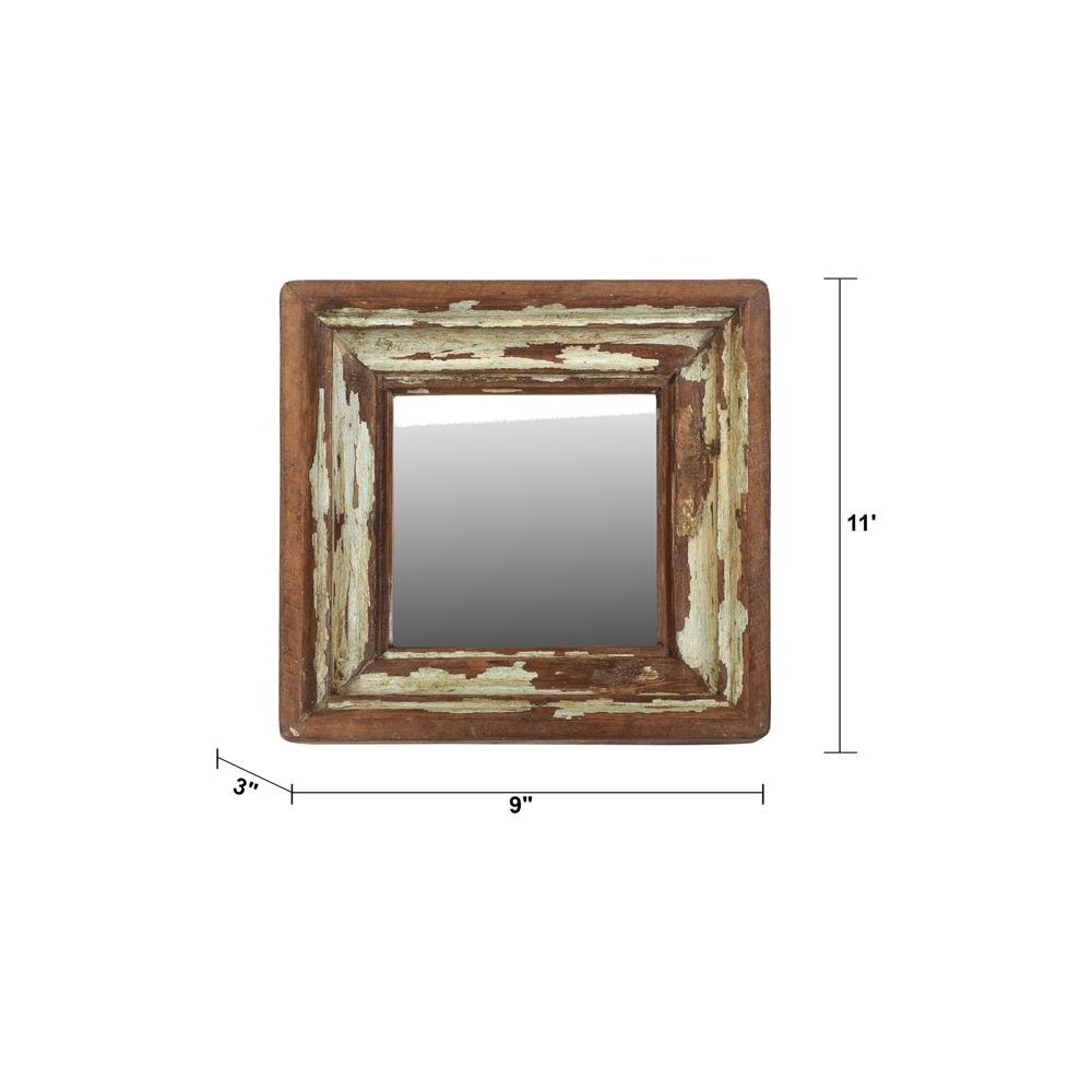 Gregorios vintage wall mirror 9inx3inx11in