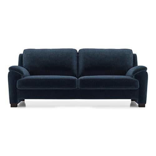 Farina Premium 3 Seater Fabric Sofa in Cobalt Colour