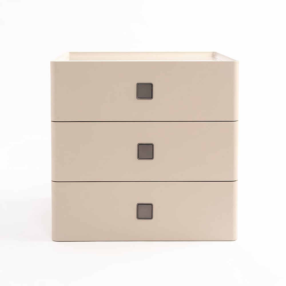 living shape Fawn Ivory Engineered Wood Bedside Table in CreamColour-picture-12