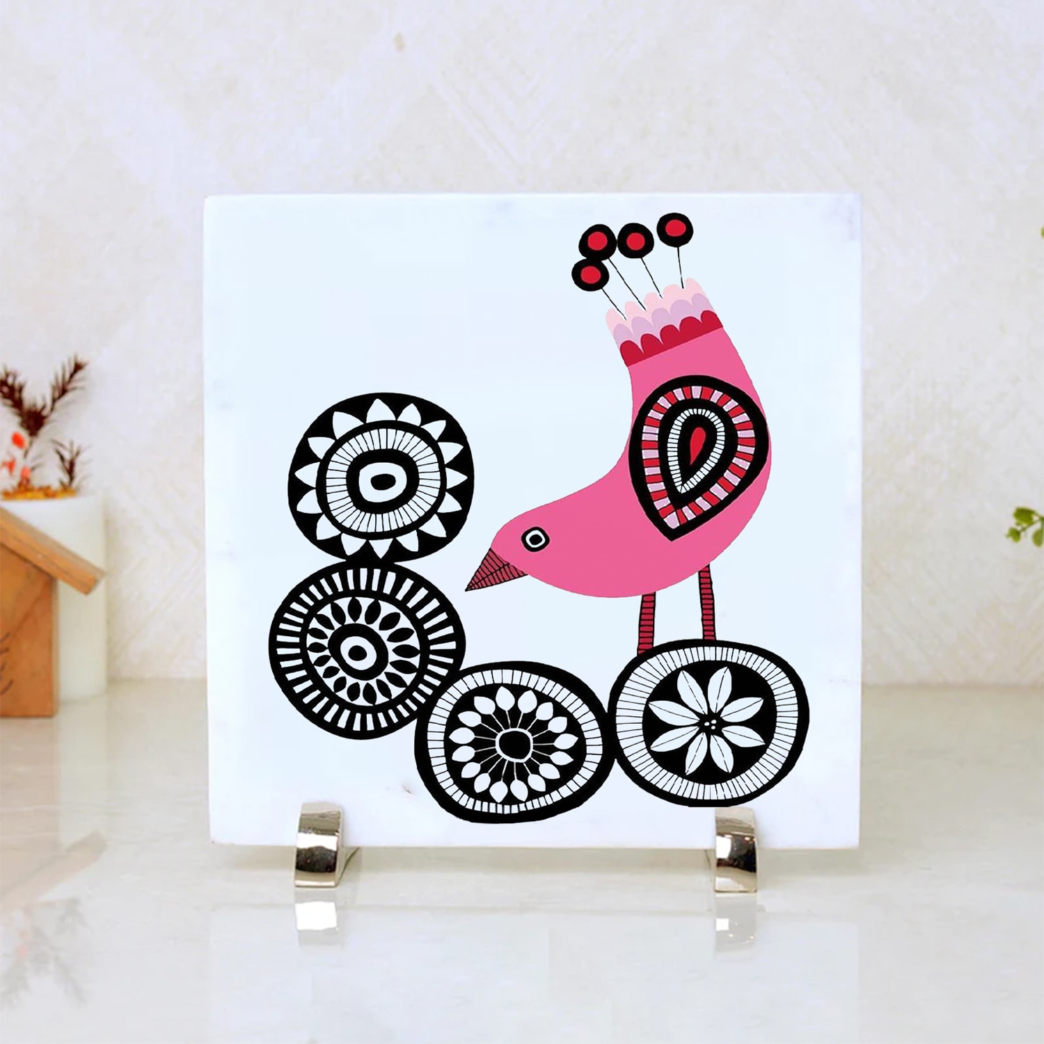 Perched Melodies Marble Showpiece - Posh N Plush