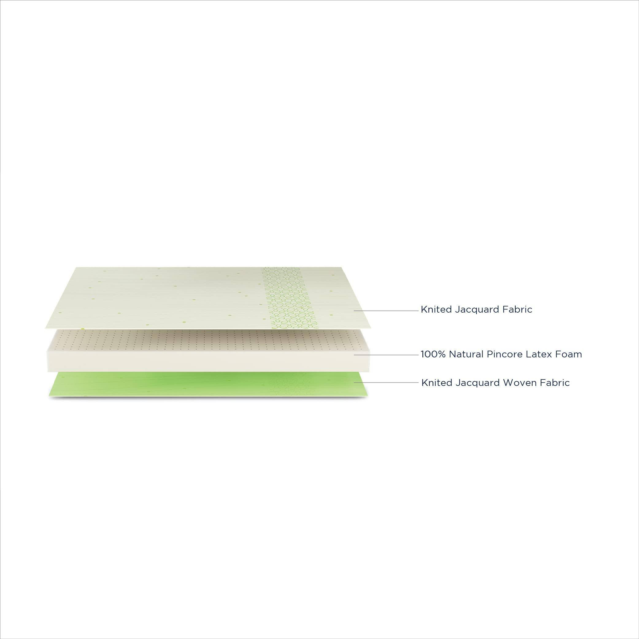Kaya - Organic Cotton Fabric Latex Foam Mattress (78 x 60 in, 6 Inches)