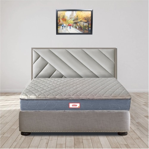 Health Spa Air Dual Comfort With SRTX Technology 5 Inch King Size Bonded Foam Mattress (78X72 Inches), Infused Cool Gel, NASA Approved Memory Foam, All Side Quilted