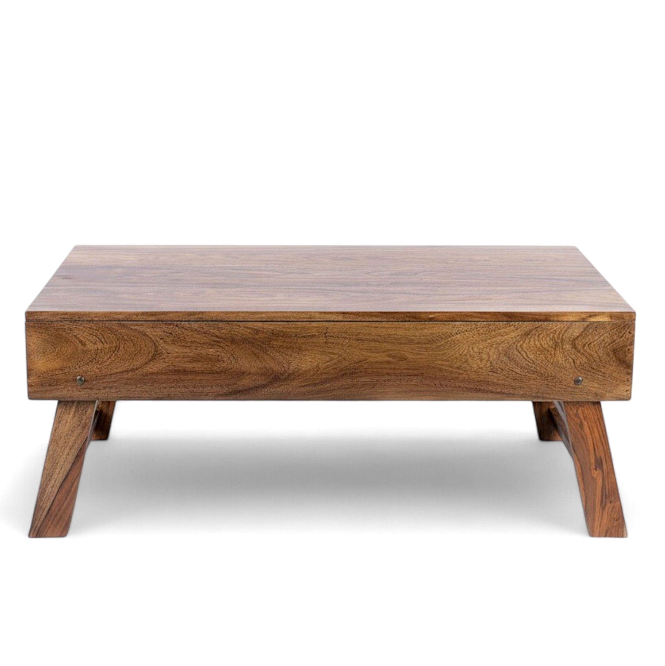 Kassel Sheesham Wood Coffee Table In Teak Finish
