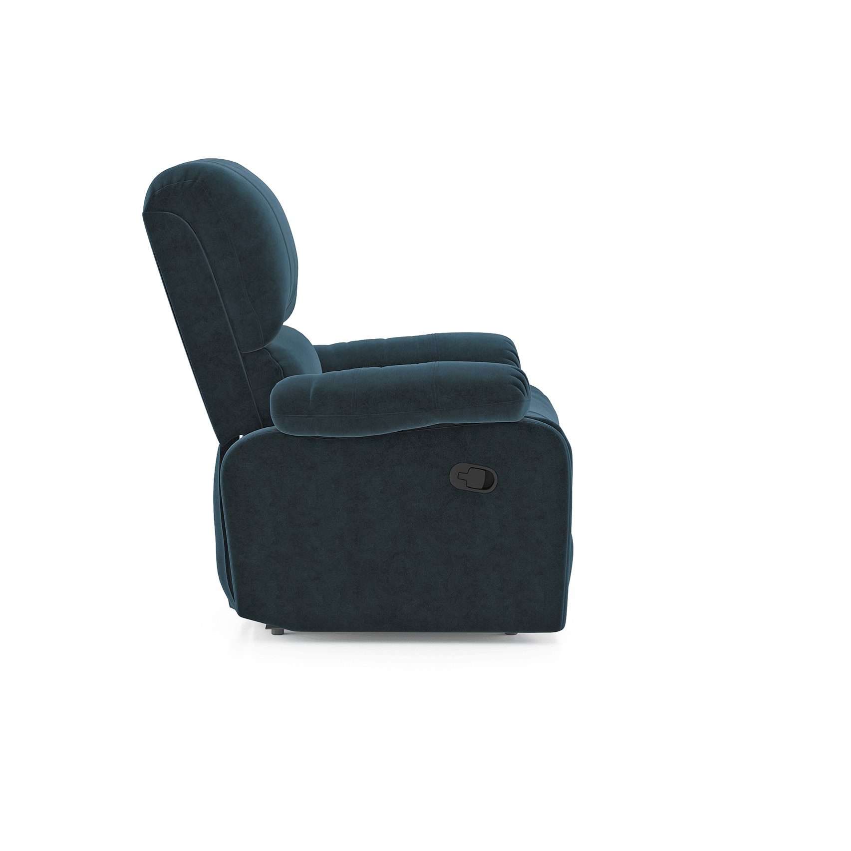Edison Single Seater Recliner in Pebble Blue Colour