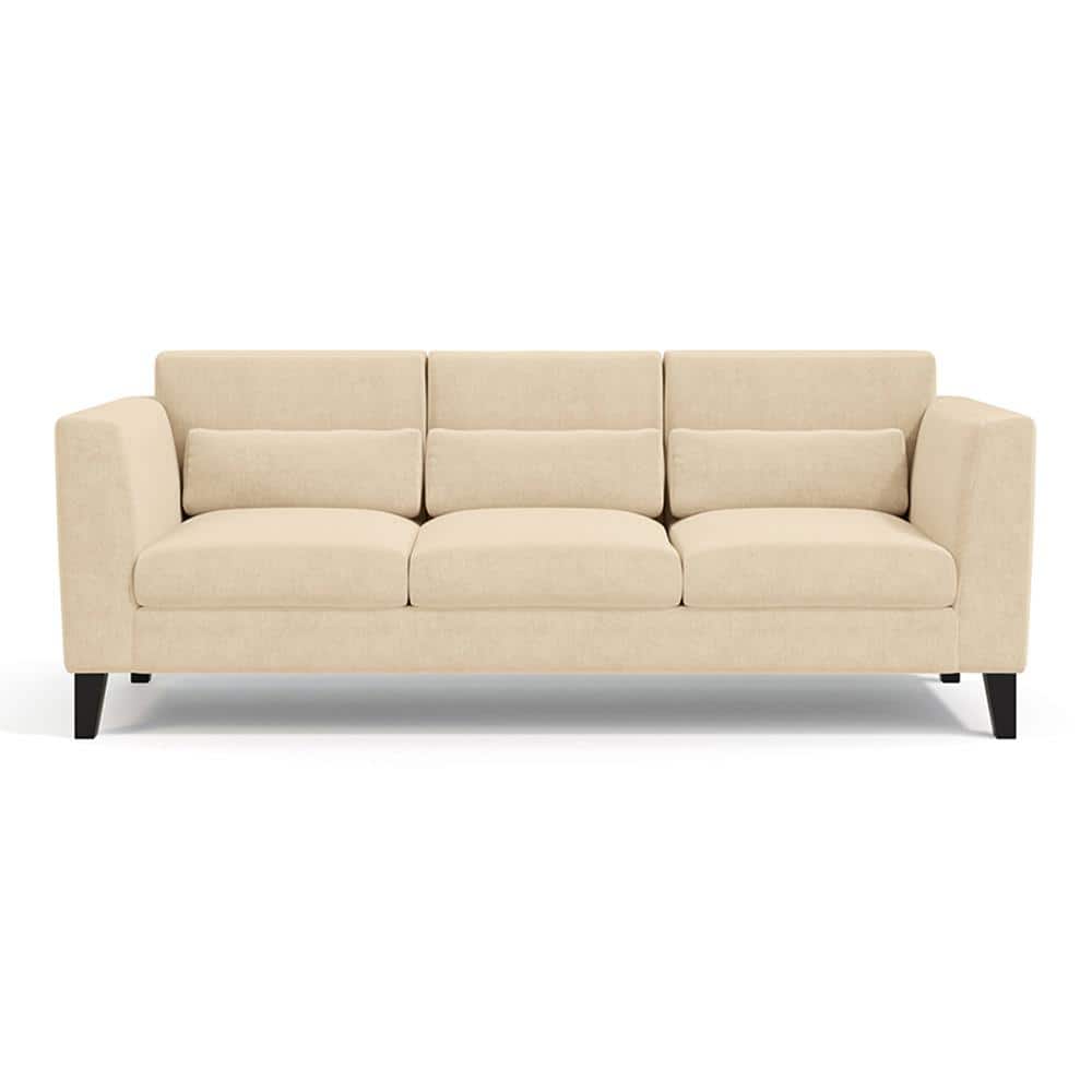Lewis Sofa Set (Colour : Birch Beige, Cushion : Hard, Seater : 3+2+1)