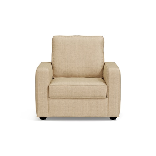 Apollo Compact Sofa (Colour : Pearl, Cushion : Soft, Back Type : High Back, Seater : 2+1+1)