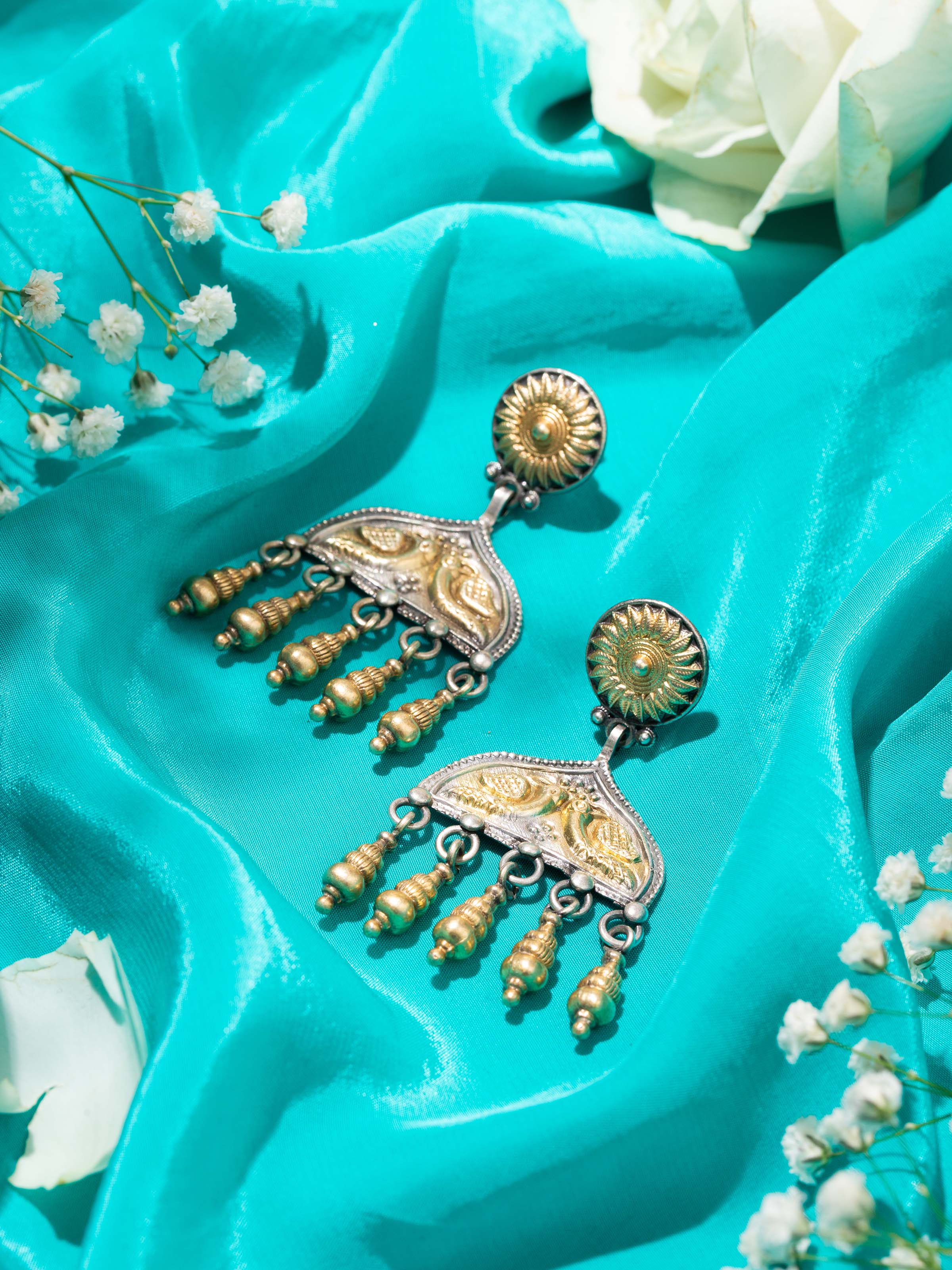 Silver Smithing Drop Earrings