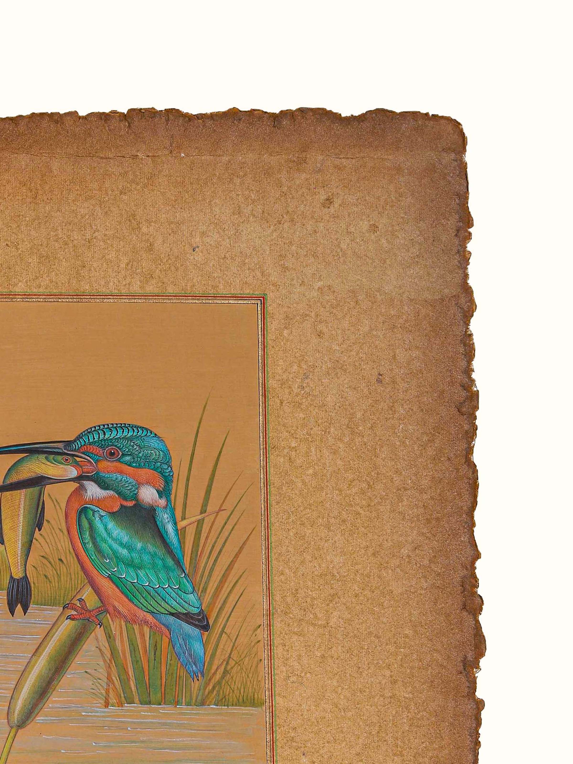 The Catch Miniature Painting