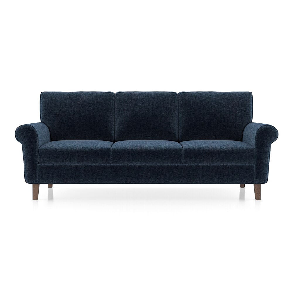 Oxford Sofa (Colour : Cobalt, Cushion : Soft, Seater : 3+2+1)