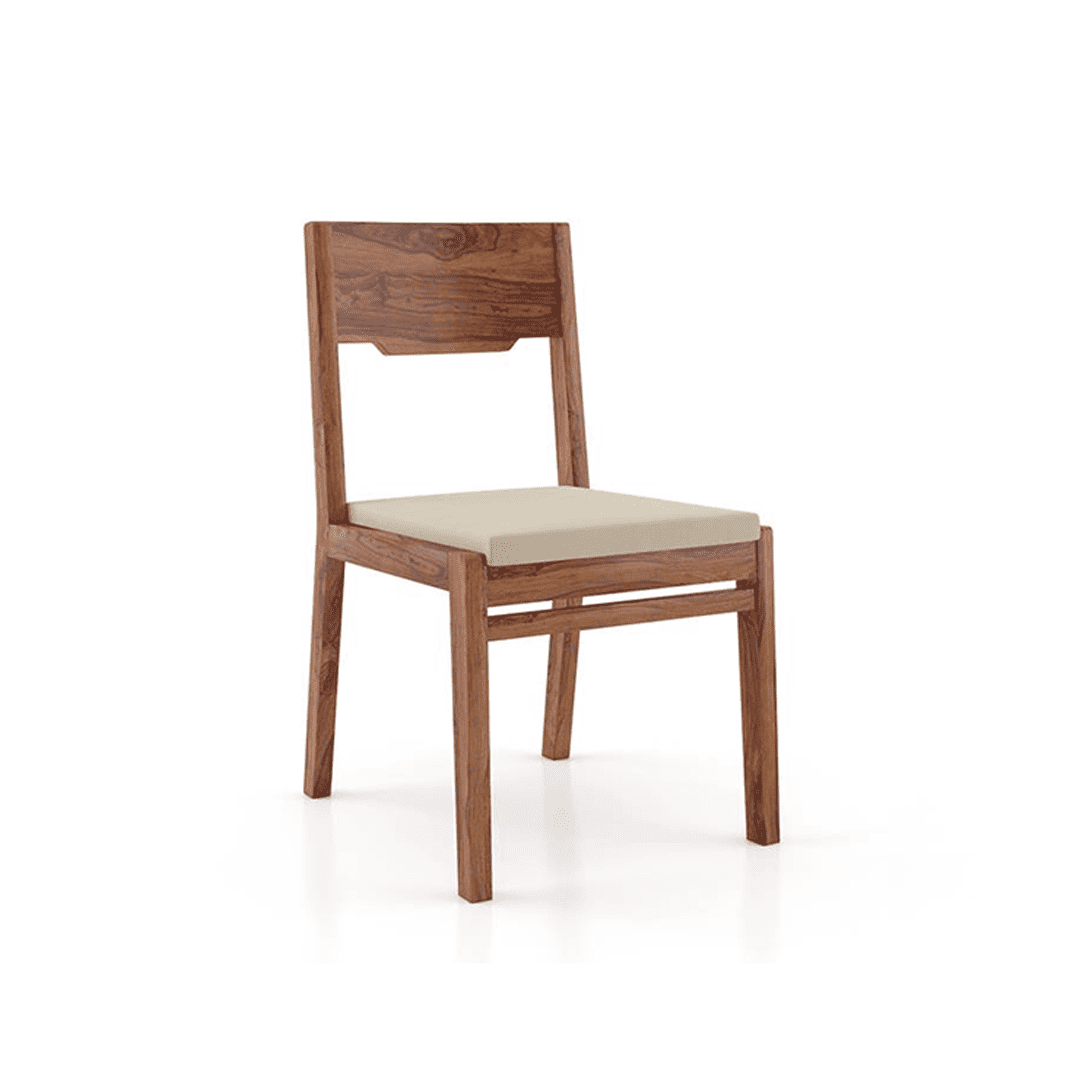 Catria - Kerry 4 Seater Dining Table Set (Colour- Wheat Brown , Finish- Teak)