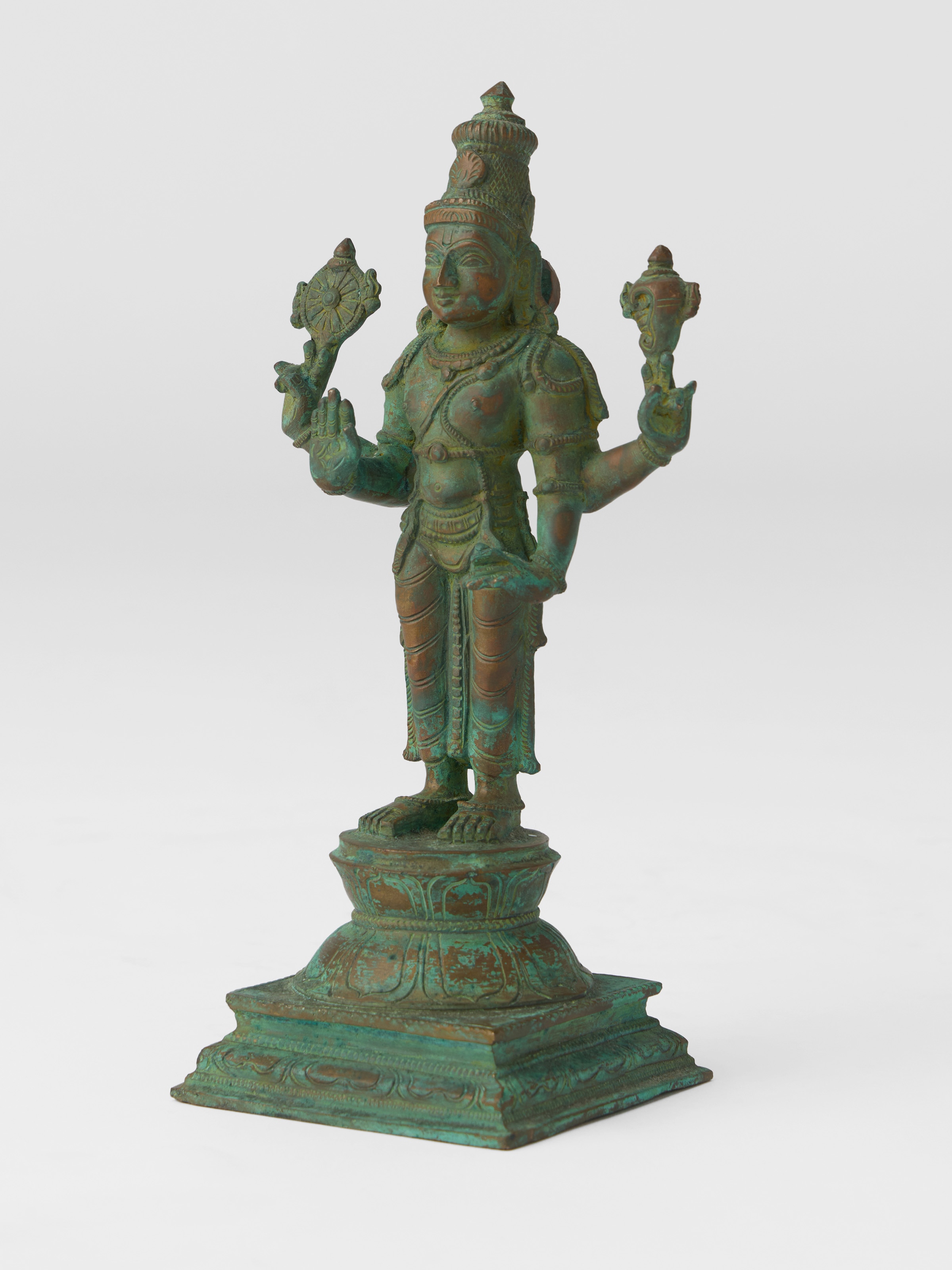 Bronze Cast Vishnu Idol