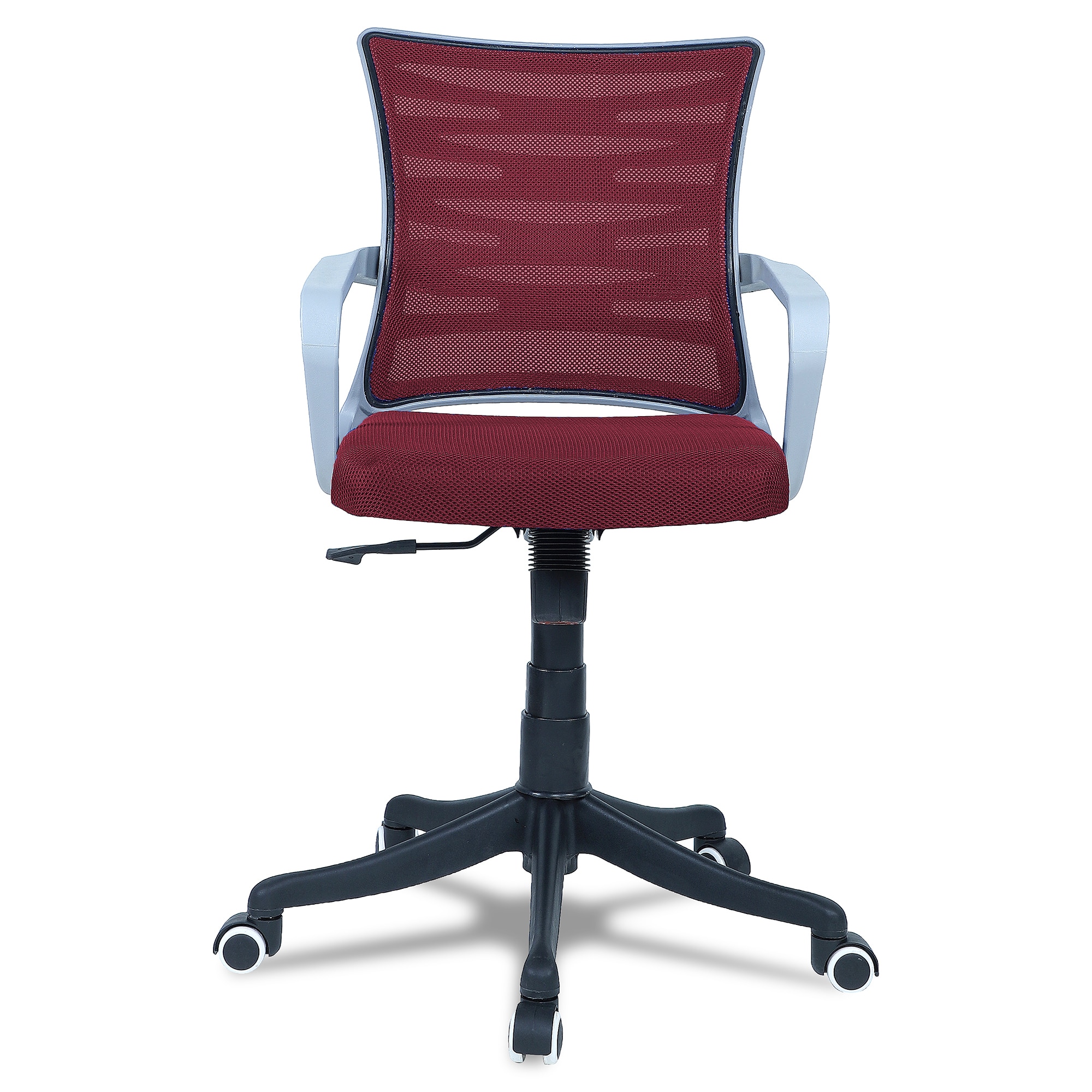 Xxeana Mid Back Ergonomic Chair in Maroon Colour