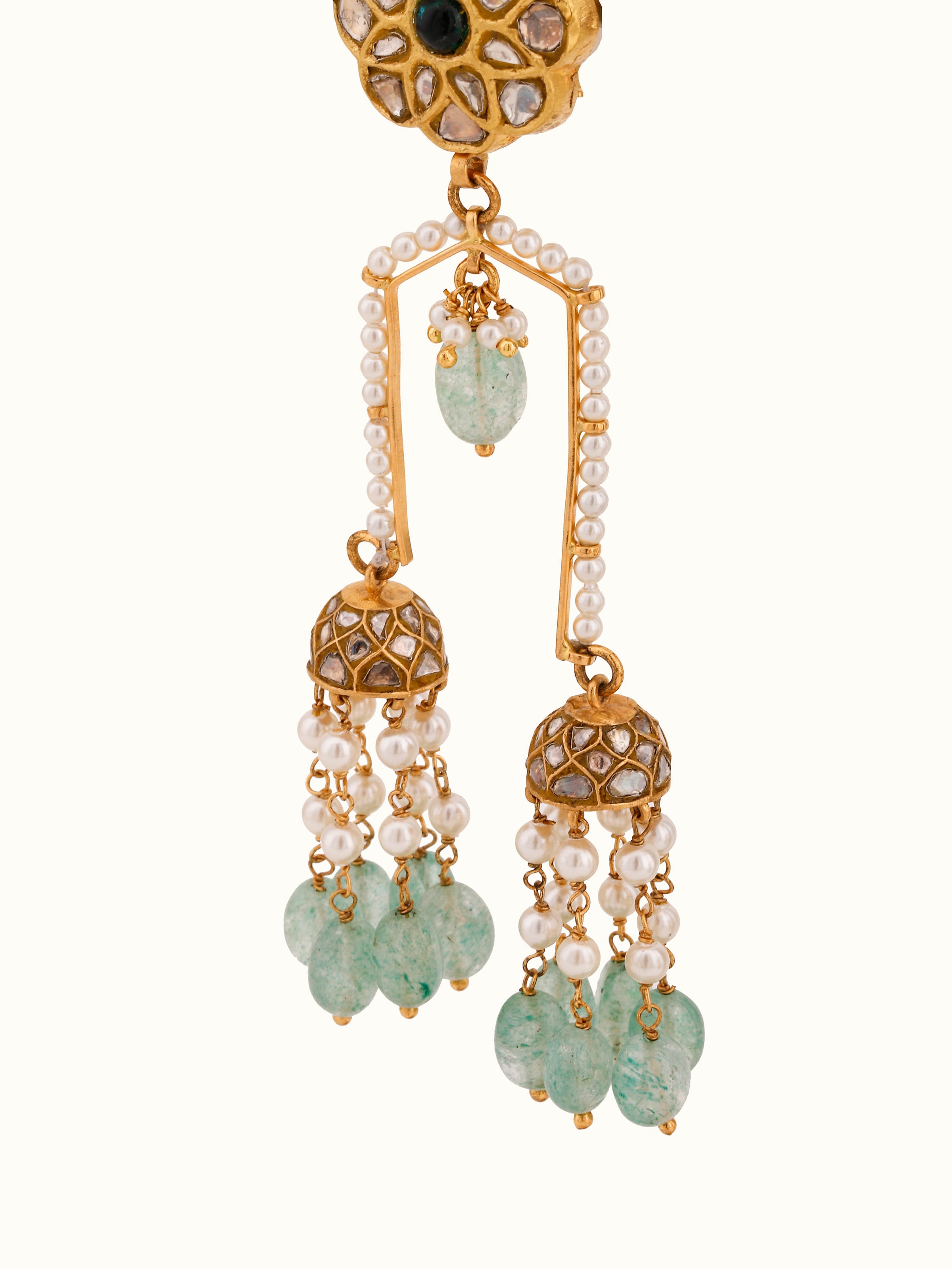 Thappa 22 Karat Gold Drop Earrings