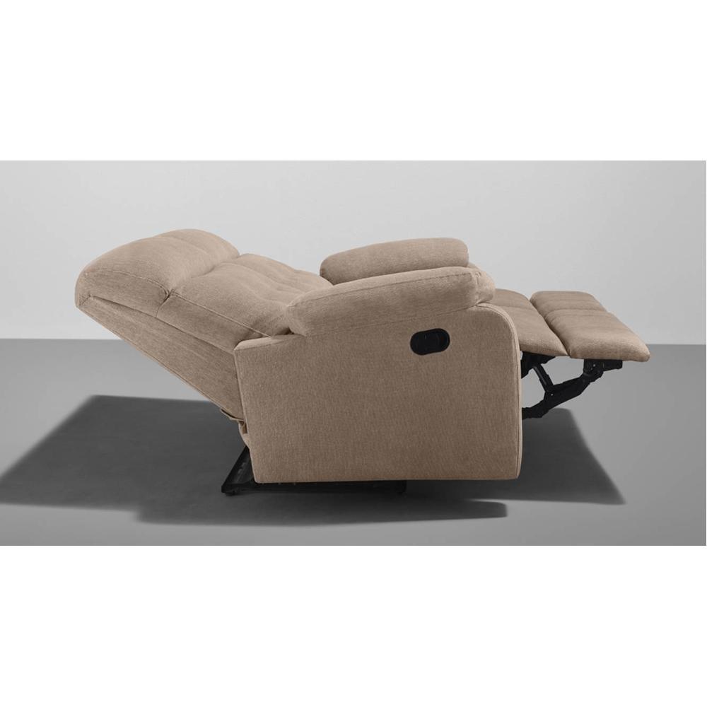 Rx5 Two Seater Fabric Recliner Italian Grey Colour