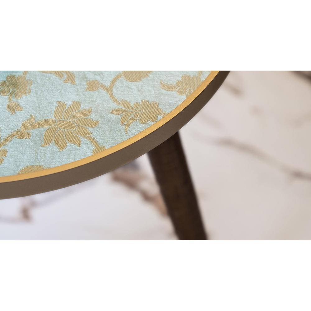 Soundarya Round Nesting Tables with Wooden Legs, Side Tables, Wooden Tables, Living Room Decor by A Tiny Mistake