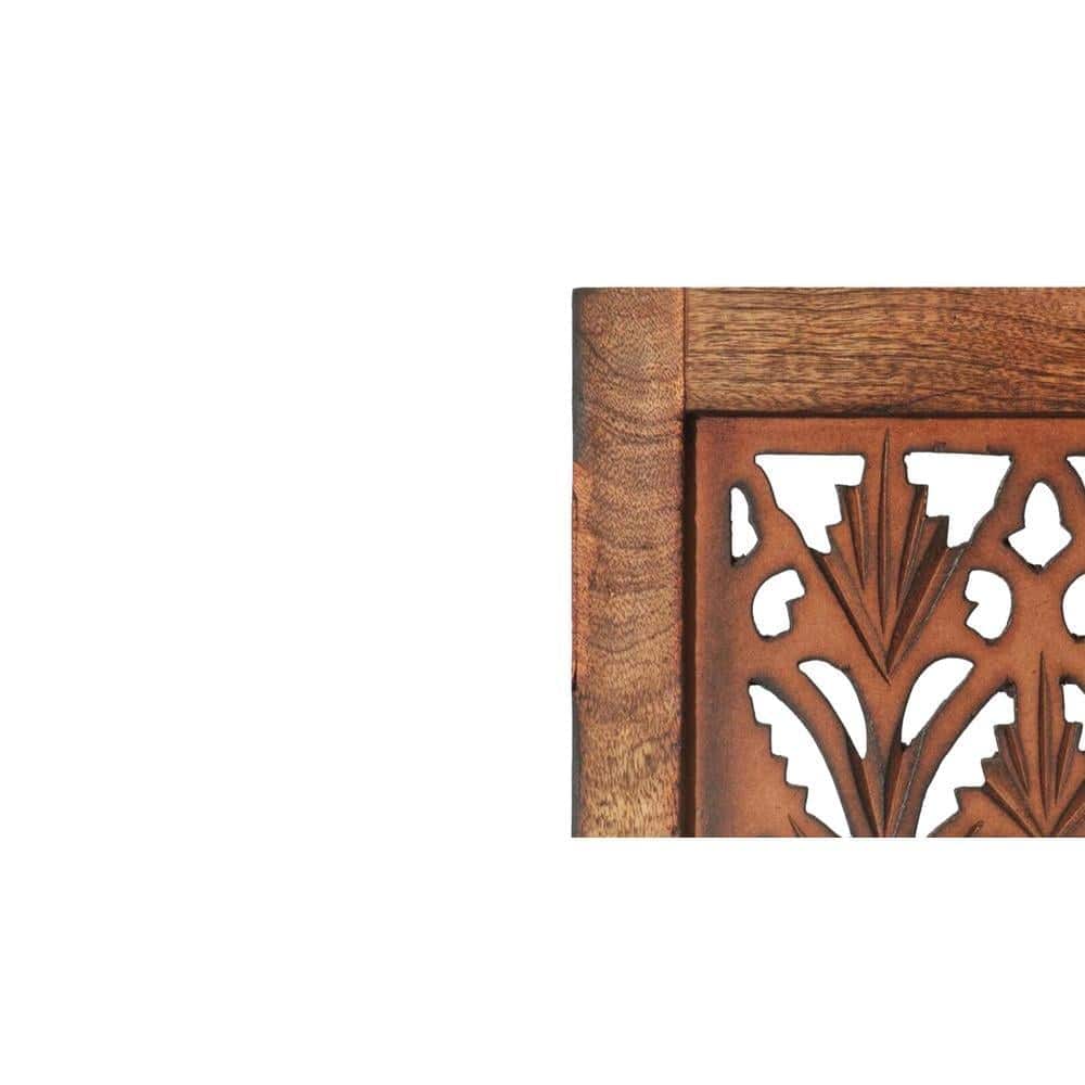 Olivio Solid Wood 4 Panel Room Divider