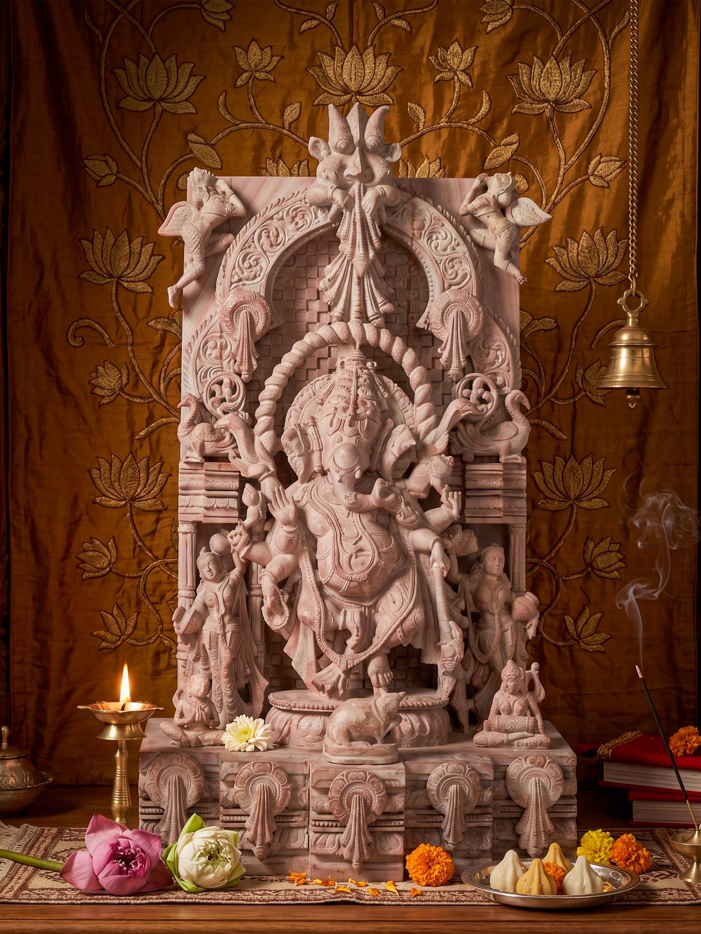 Stone Ganesha Idol