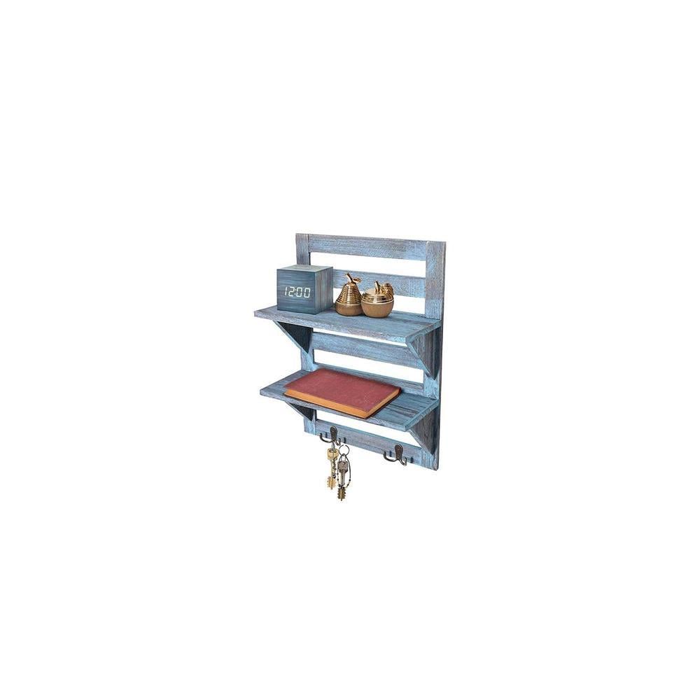 WOODENMOOD Rectangular Wall Rack