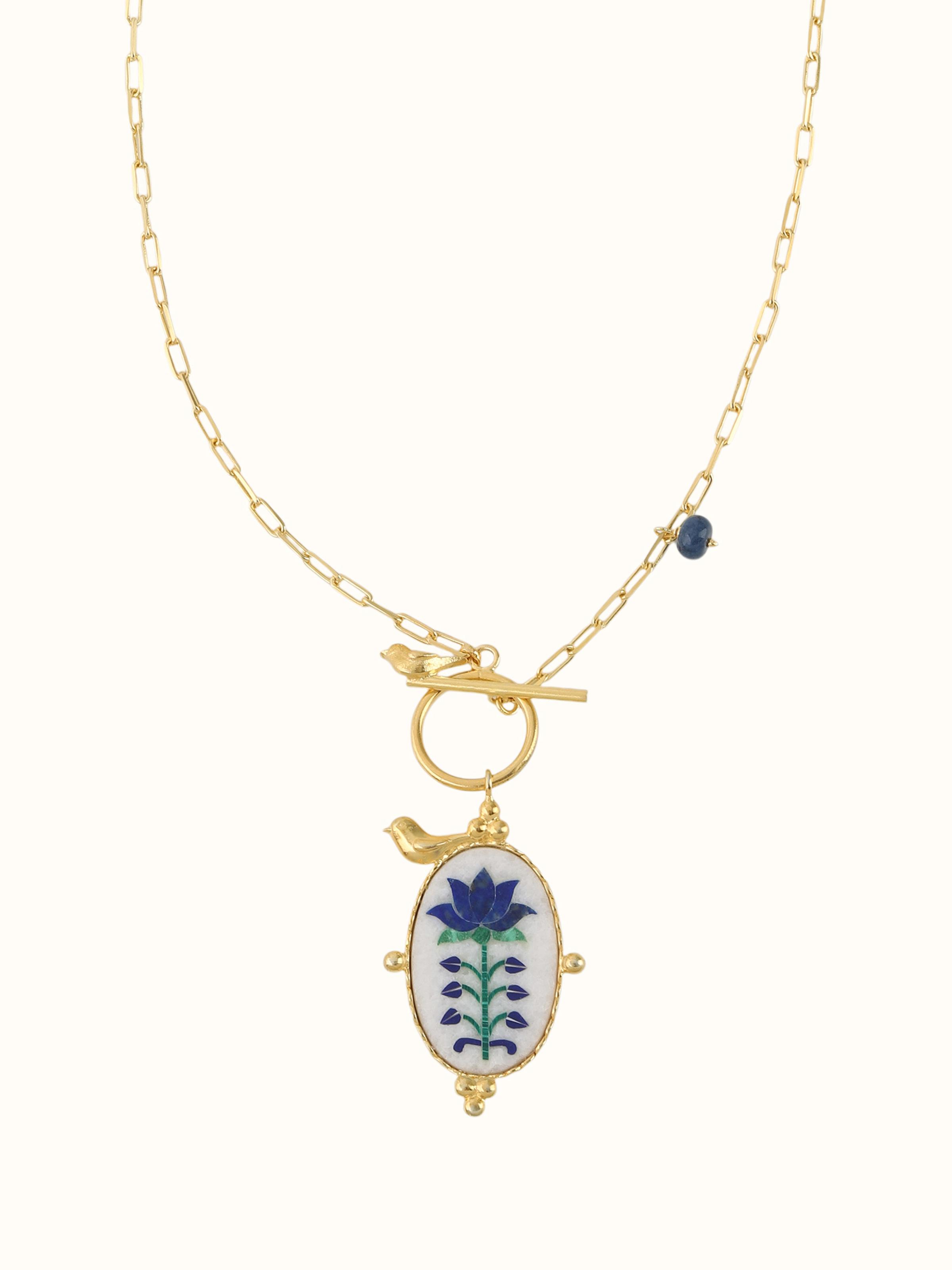 Parchinkari Silver Pendant & Chain