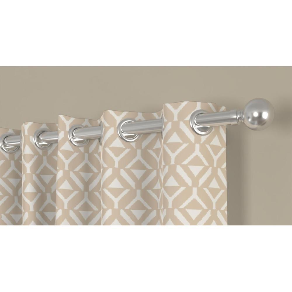 Shia Geometric Pack of Single Regular Window Curtain