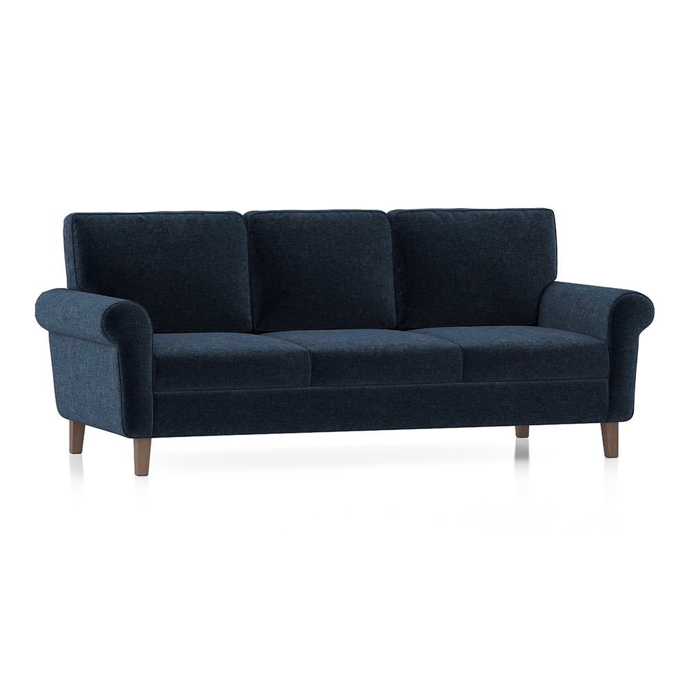 Oxford Sofa (Colour : Cobalt, Cushion : Hard, Seater : 3+2+1)