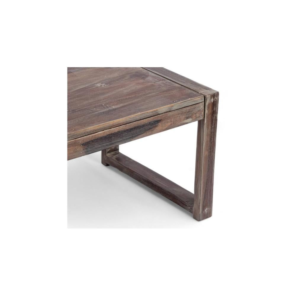 Hamstreet Sheesham Wood Coffee Table In Antique Grey Finish
