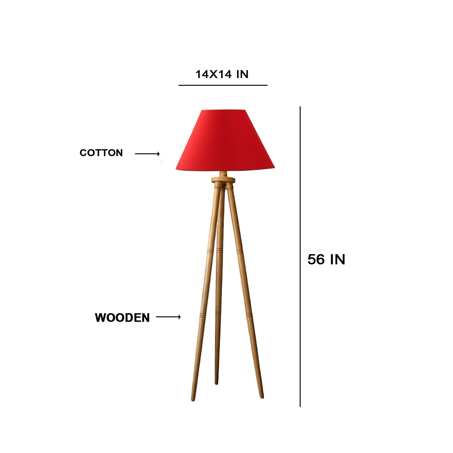 Devansh Tripod Floor Lamp