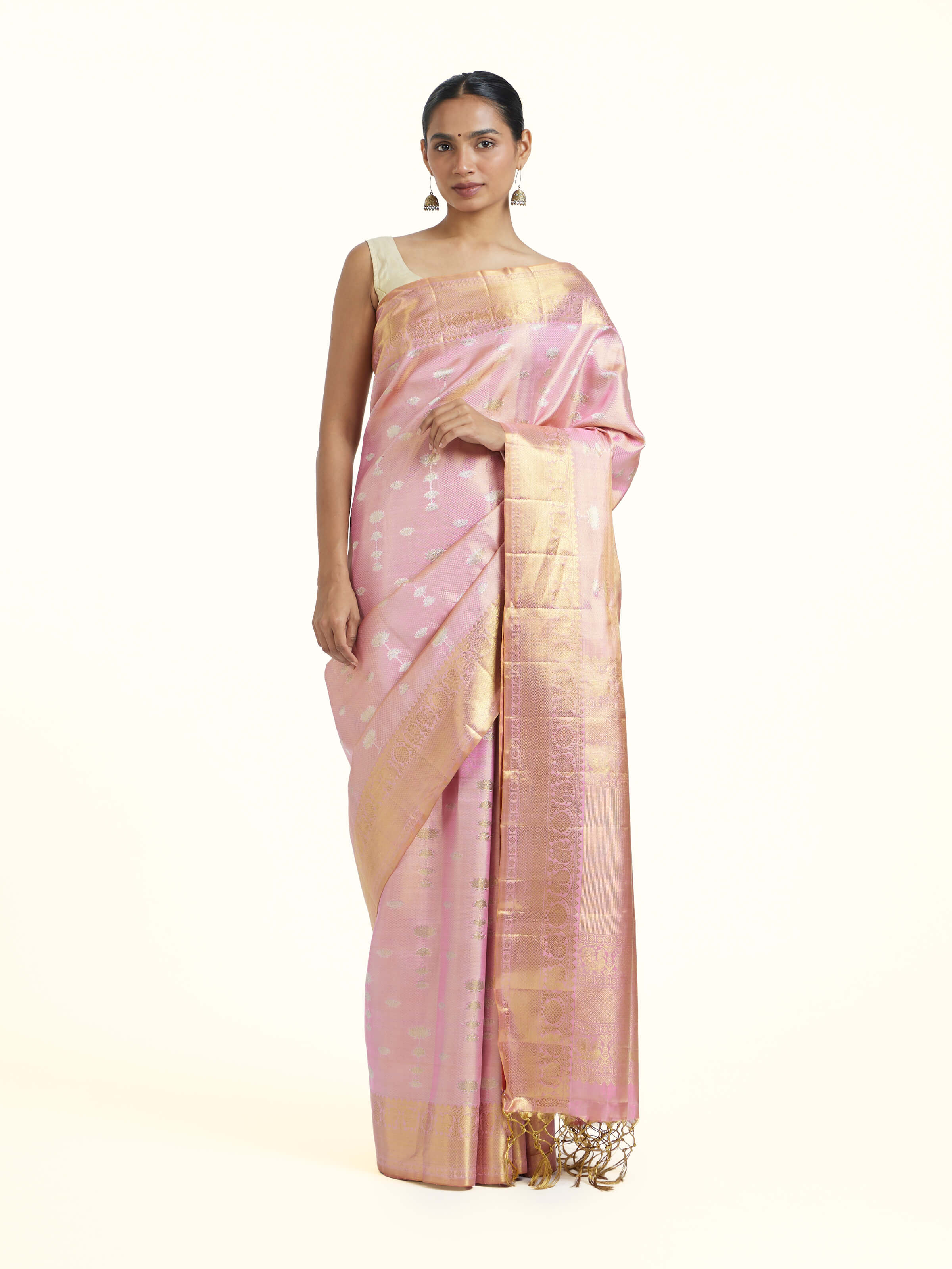 Red Kancheepuram Silk Zari Saree