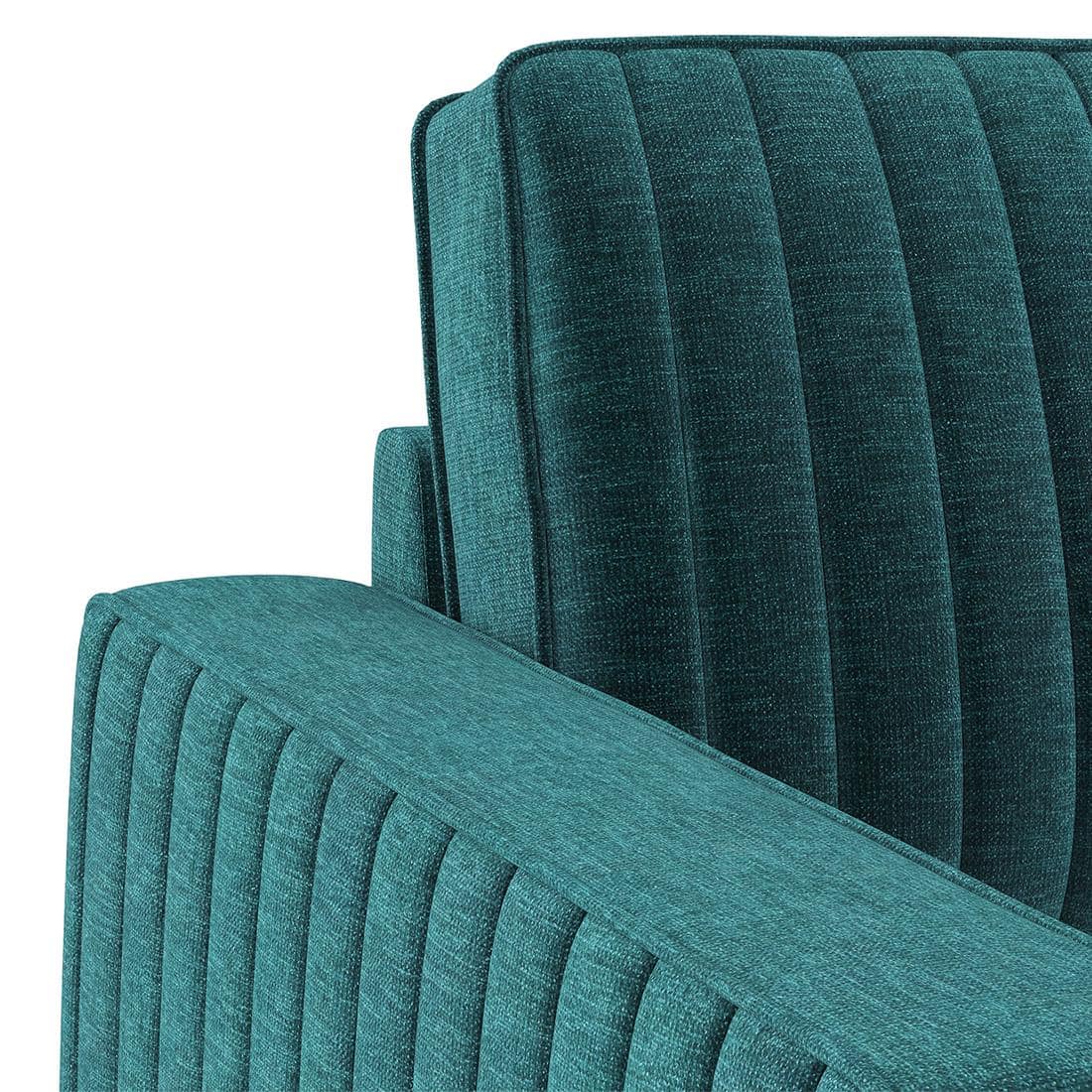 Apollo Neo 1 Seater Fabric Sofa in Malibu Colour (Back Height : Regular, Cushion Type : Hard)