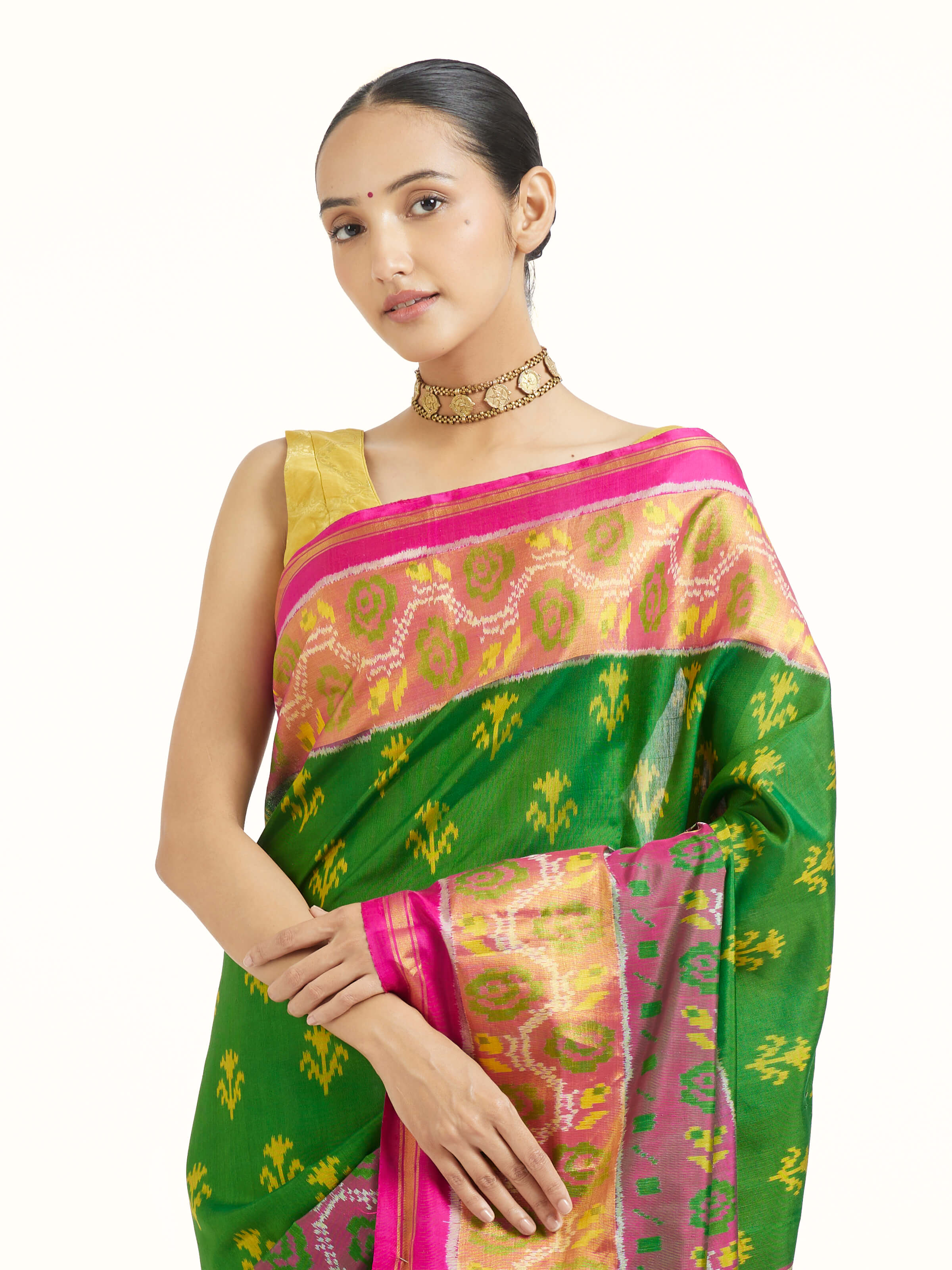 Rajkot Patola Ikat Saree