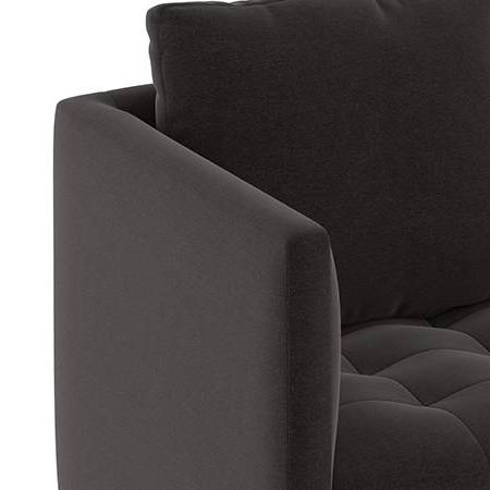 Florence Premium 3 Seater Fabric Sofa in Pebble Grey Colour