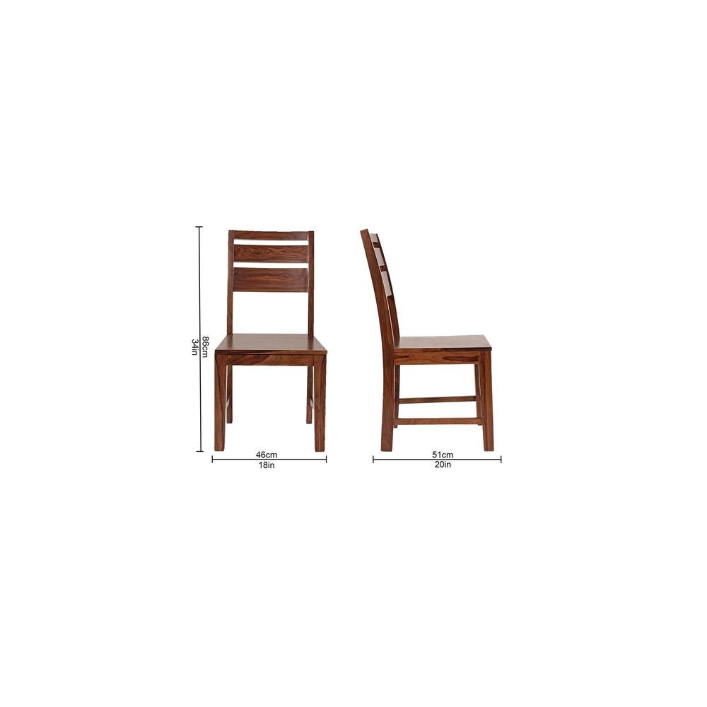 edile solid wood  dining chair in  Provincial Teak