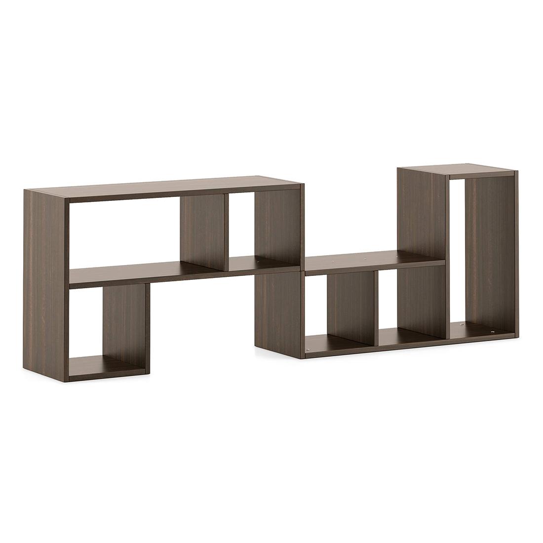 Hayden Engineered Wood Bookshelf in Californian Walnut Finish