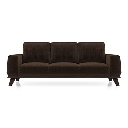 Granada Sofa Set (Colour : Dark Earth Brown , Seater : 3+1+1)