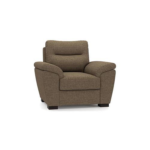 Adelaide Essential 1 Seater Fabric Sofa in Dune Colour