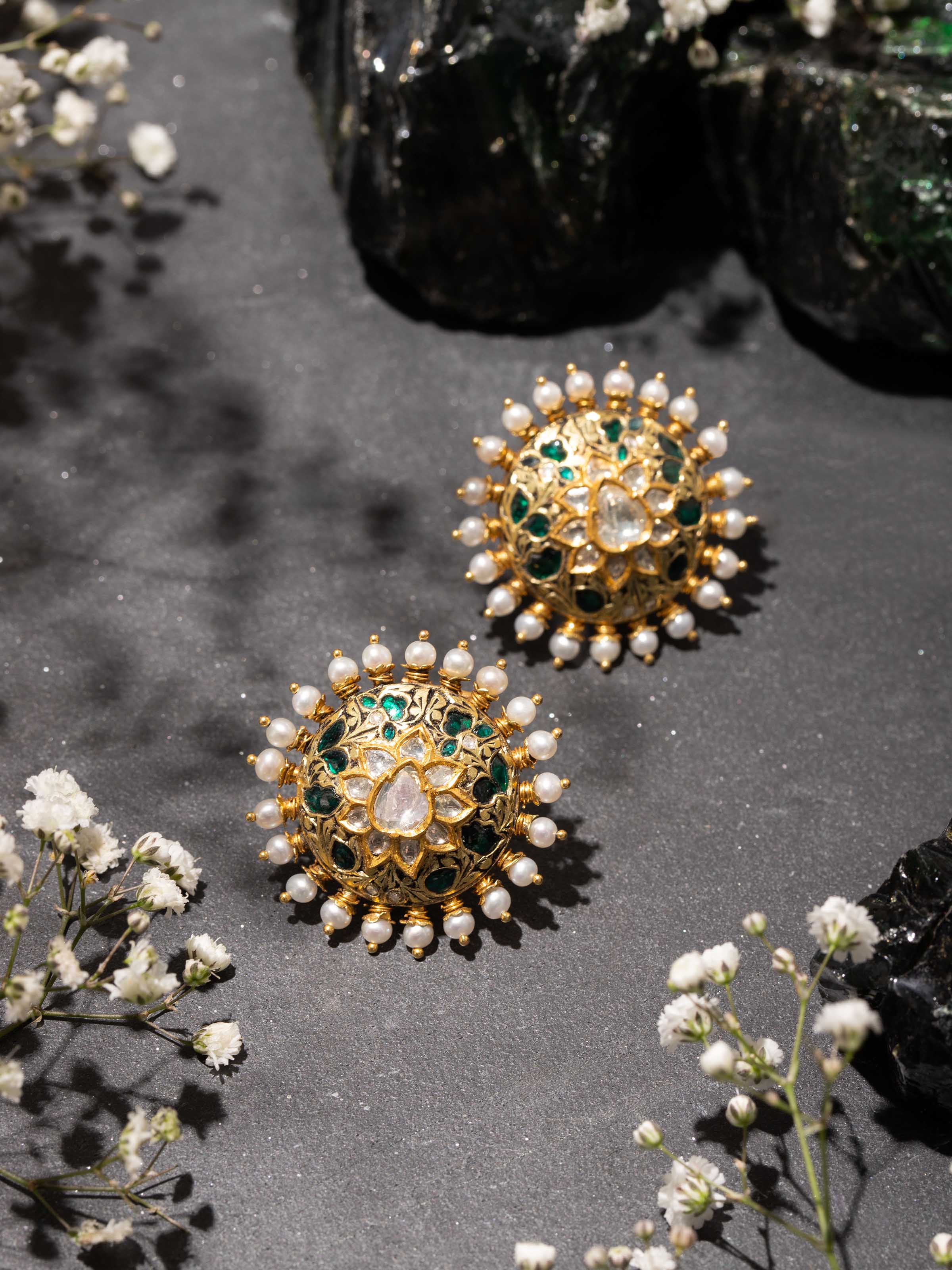 Partash 18 Karat Gold Studs