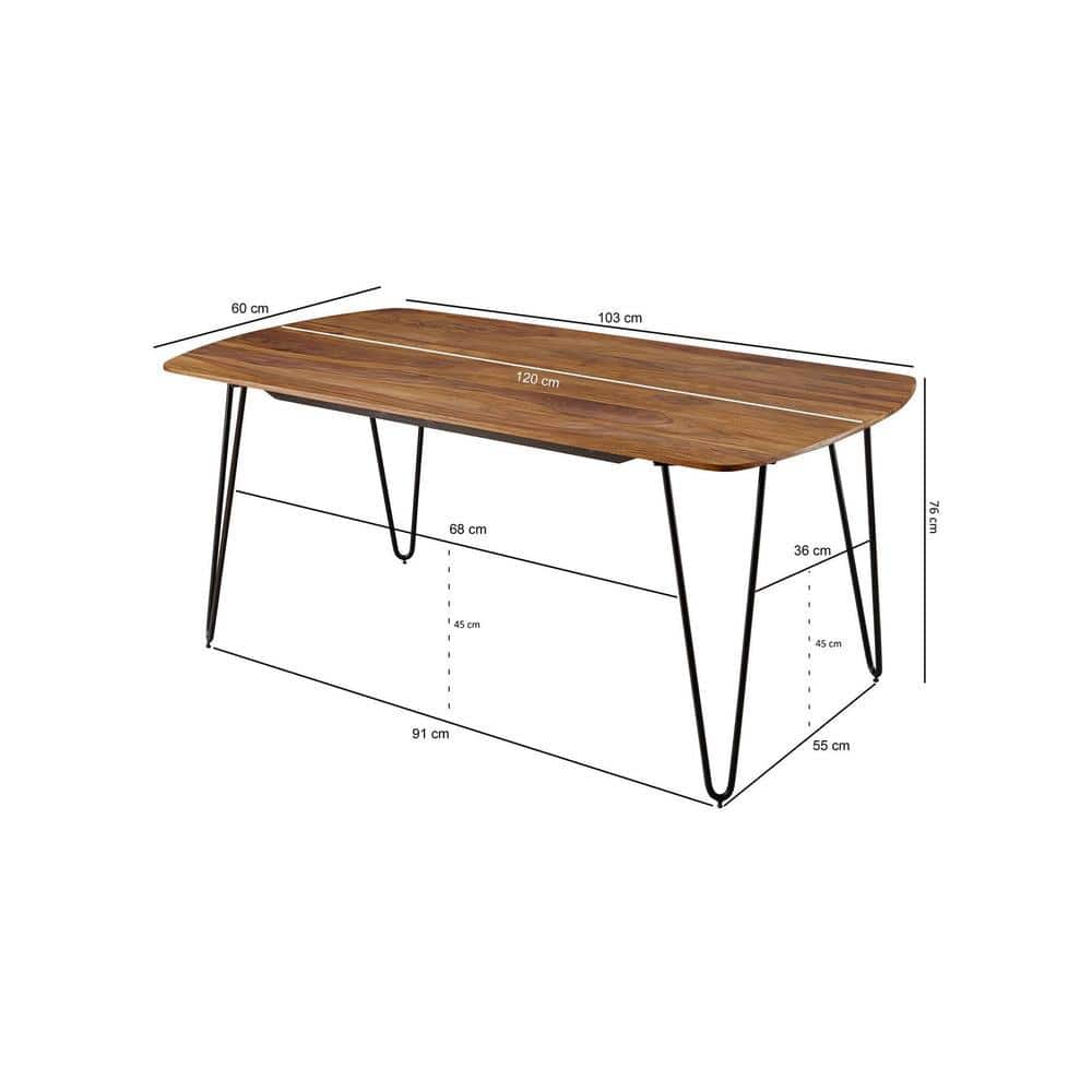 Frazier 4 Solid Wood Dining Table