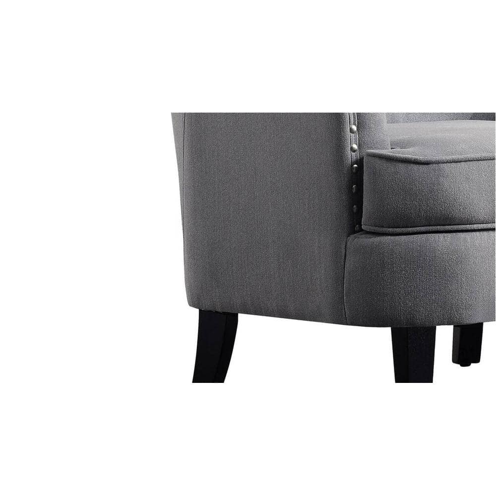 Brogen Accent Chair in Grey Colour