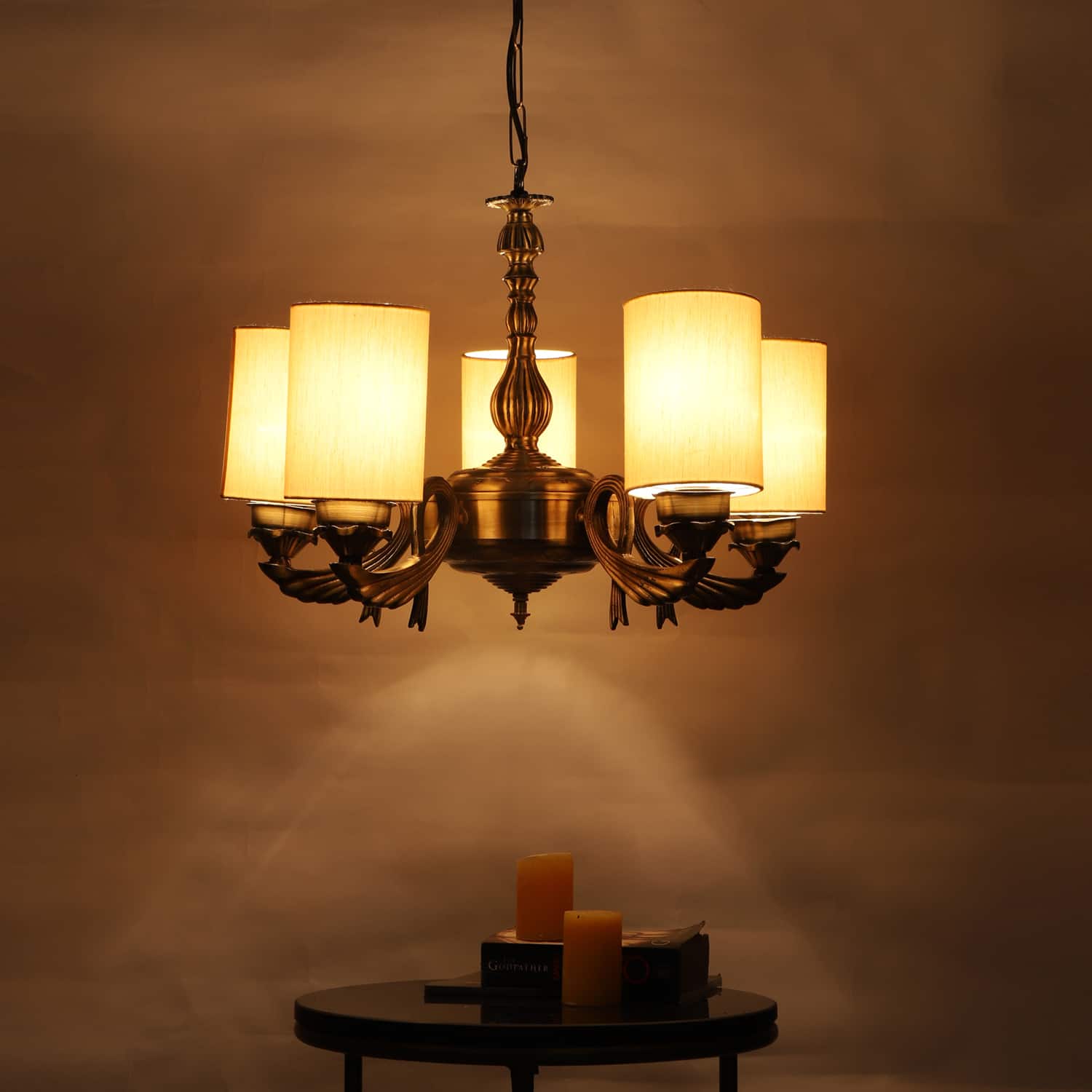 Devansh Metal Electric Wall Light in Yellow Colour with Yellow Shade Count of 1 Light