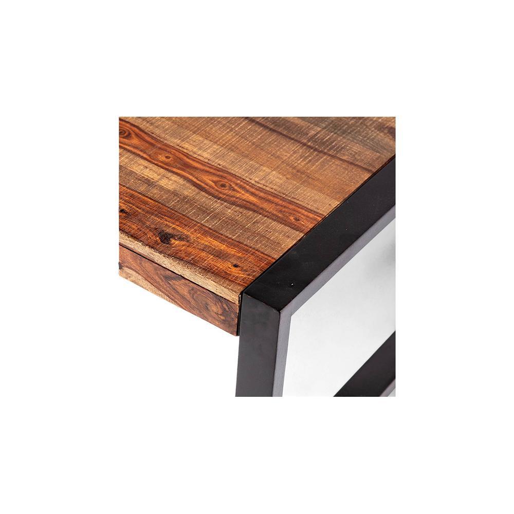 Hamstreet Sheesham Wood Coffee Table In Natural Rustic Wood Finish