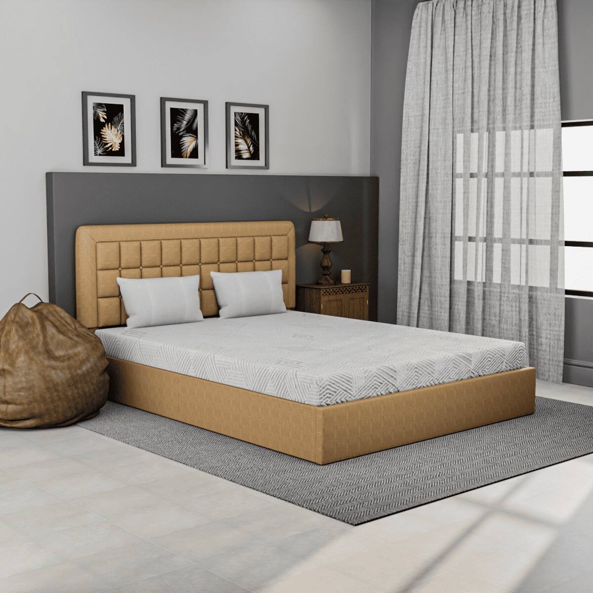 Drilled Air Cool Ortho Memory King Mattress 78 X 72 8 Inches